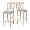 International Concepts Lattice Bar Height Stool, 30" Seat Height, Unfinished S-3903 - alternate 5